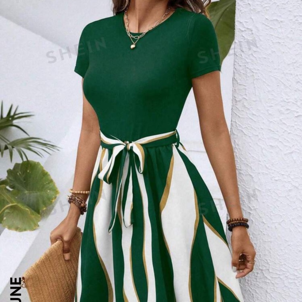Green SHEIN Dress